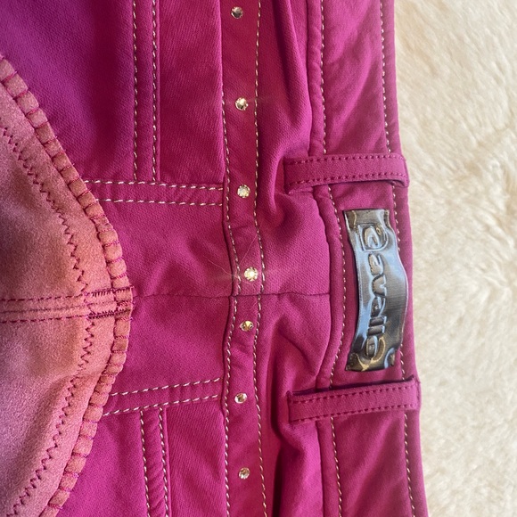Women's Two-Tone Jeans - Pink - Picture 4 of 7
